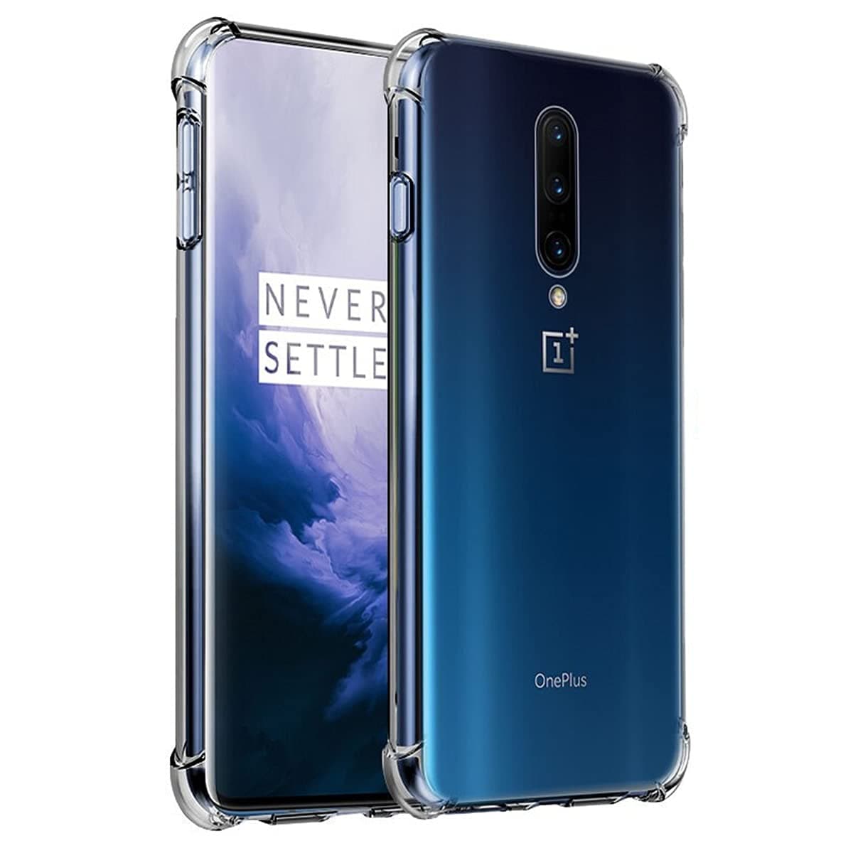for OnePlus 7 Pro Case Clear, Corner Shockproof Protective Phone Case Soft TPU Slim Thin Case for OnePlus 7 Pro - Clear