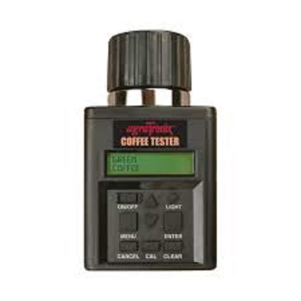 Agratronix Coffee Cocoa Moisture Tester for Green and Parchment Coffee and Cocoa with Digital Meter Readout and 4 Pack of 9v Batteries