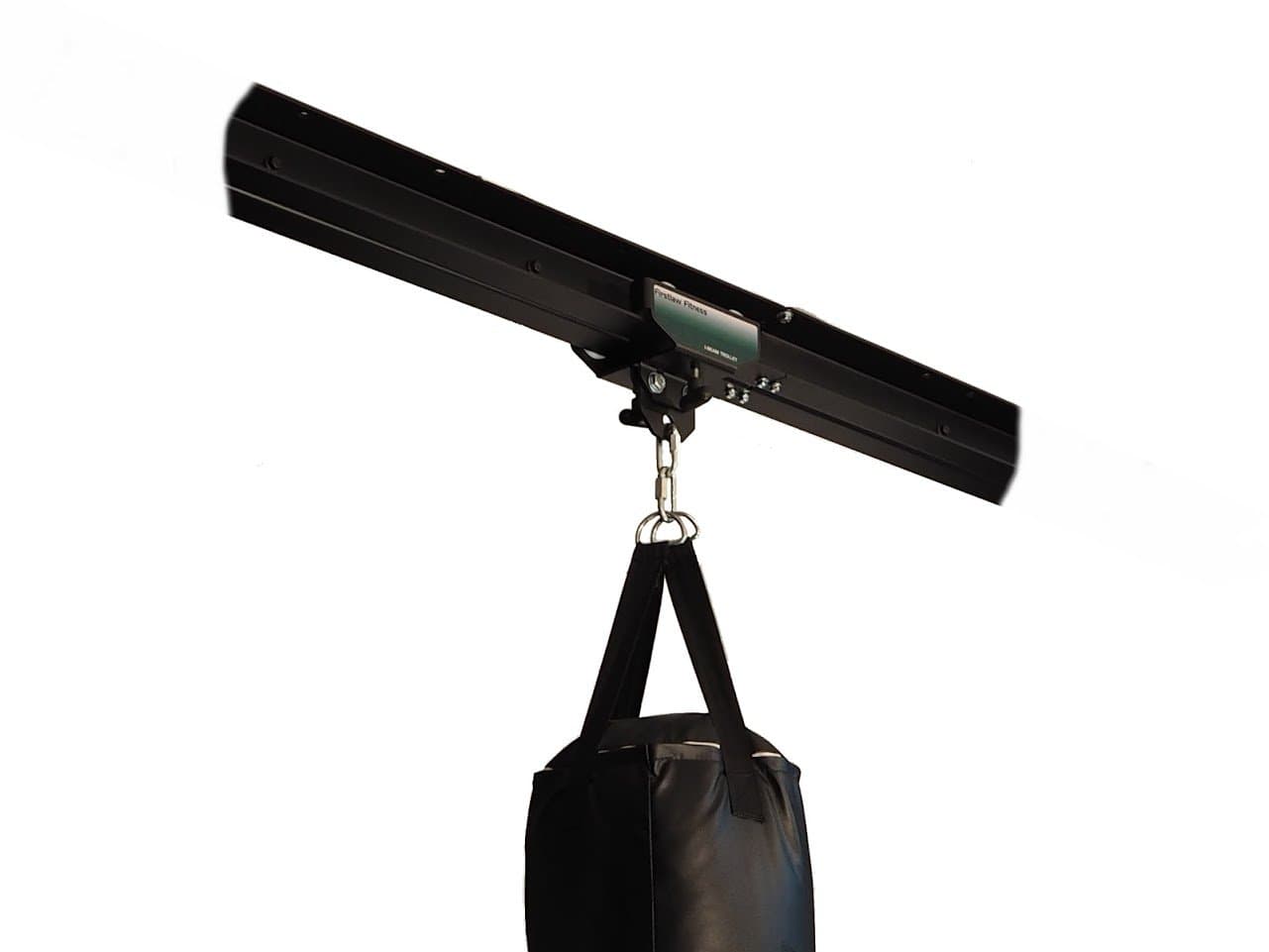 Firstlaw Fitness I-Beam Rolling Mount for Punching Bag & 8 Feet Rail Combo - Green Rolling Mount - Made in The USA