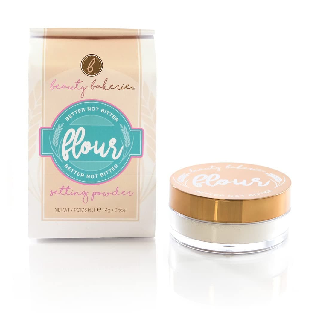 - Beauty Bakerie Flour Setting Powder for Foundation, Loose Face Powder Makeup, Perfect for Oily Skin, Long-Lasting Matte Finish, Ideal for Baking and Blurring, 0.5oz, Oat (Translucent)