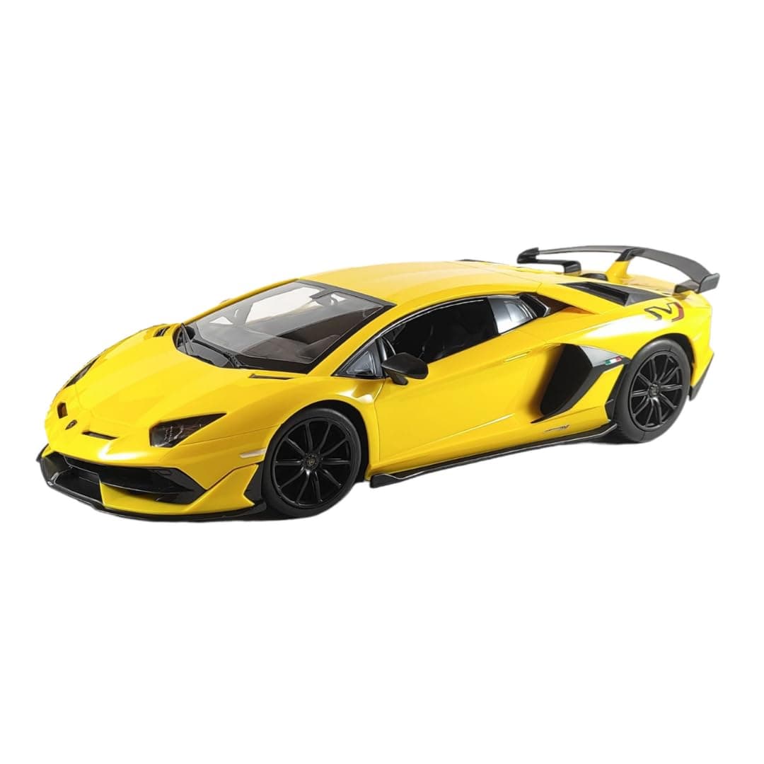 D-power – Lamborghini SVJ – Yellow | Die-Cast Replica, Ultimate Collector's Item, Super Cars | Toy Vehicles, Metal Toy Car Model - Pull Back Collection | Size - 1:64, For Kids 3+