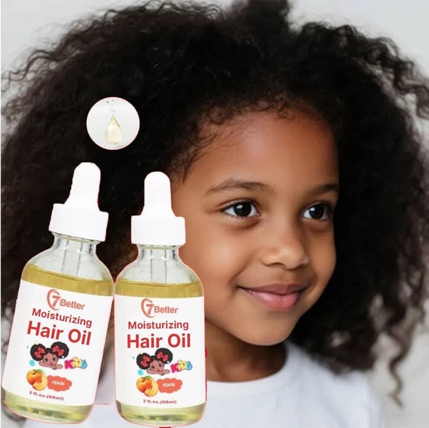 Natural Baby Kids Hair Care Products Extra Strength Growing & Nourishing Children Hair Growth Grow Serum Oil,Black Seed Oil for powerful Hair growth - Thick and Full