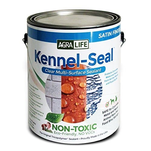 TriCoPolymer KS128 VOC Free Non Toxic Clear Satin Kennel-seal, 1 gallon by AgraLife