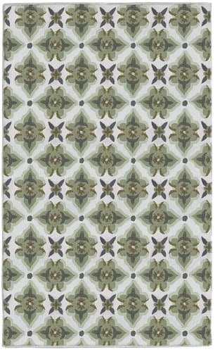 Lanart Rug KARL6X9AP Karla Polyester Hand Hooked Area Rug - 108 x 72 In.