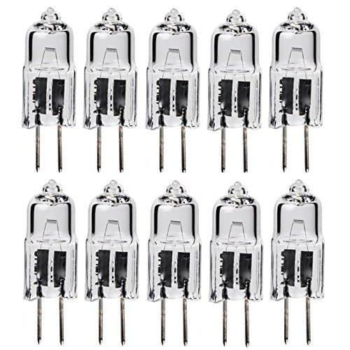 JC 5 Watt Halogen G4 Bi Pin Lamp (12V) Low Voltage (10 Pack) (5 Watt)