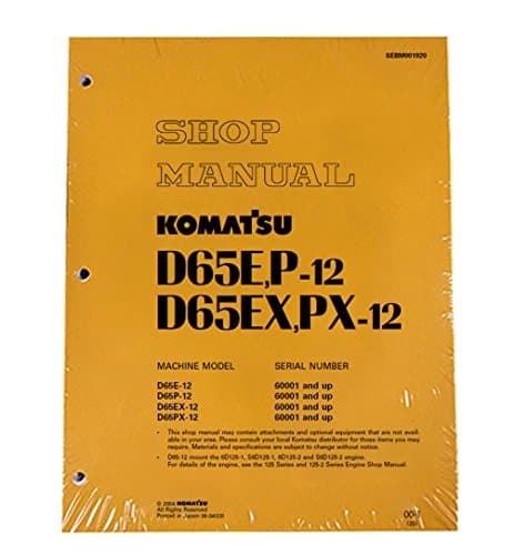 Komatsu D65E-12, D65P-12, D65EX-12, D65PX-12 Workshop Repair Manual