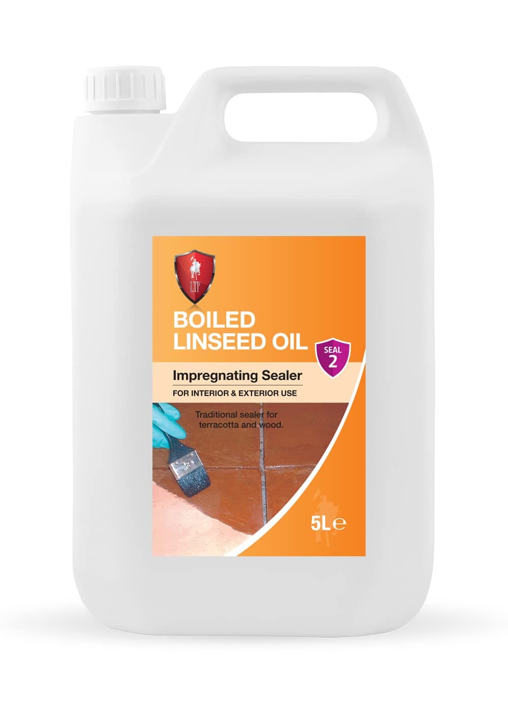 Boiled Linseed Oil-The Traditional Sealer for Terracotta and Ideal for wooden garden furniture and decking - 5L