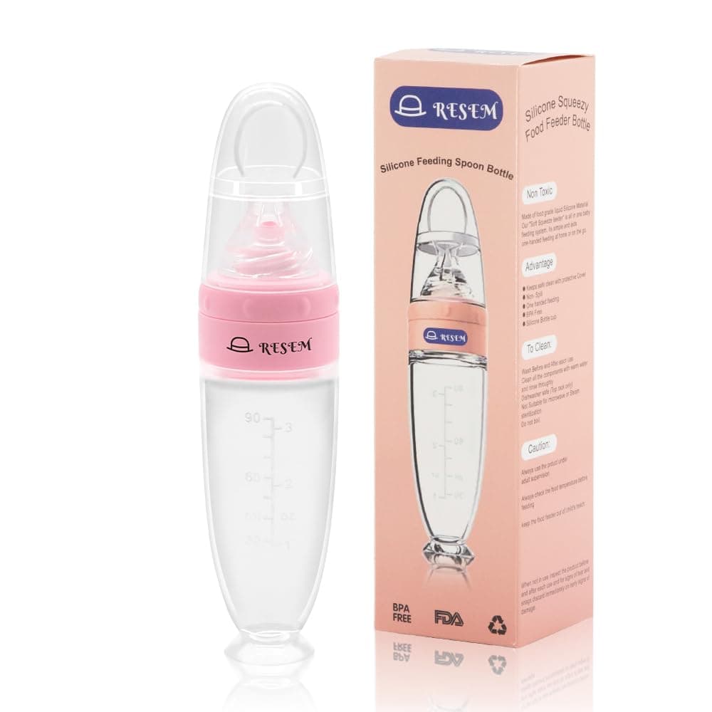 RESEM-Baby Feeding Bottle, Feeding Bottle, Baby Feeder, Baby Food Feeder, Feeder Bottle, Weaning Bottle, Baby Bottle, Food Feeder, Cerelac Fedding Bottle, Feeding spoon bottle