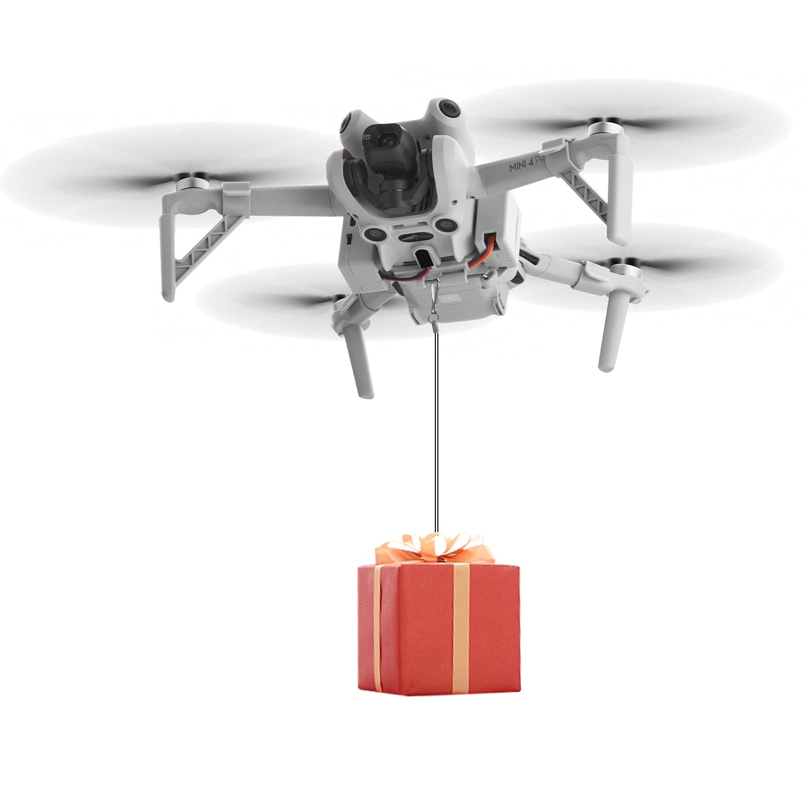 Mini 4 Pro Payload Airdrop System,Transport Release with Landing Gear Wedding Ring Thrower Fishing Bait Clip Delivery for DJI Mavic Mini 4 Pro Accessories