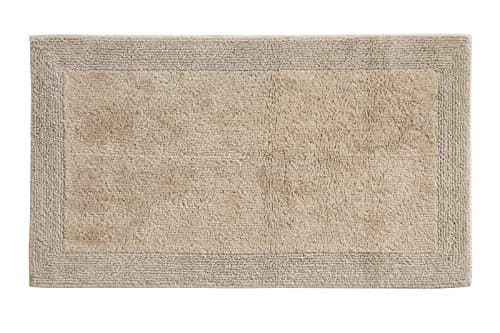 Grund Puro Series 100% Organic Cotton Reversible Bath Rug, 17-inch by 24-inch, Driftwood
