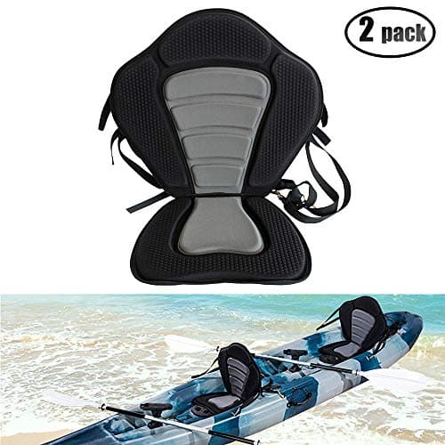 Welugnal Kayak Backrest Boating Seat,Luxury Adjustable Padded Kayak Seat Back