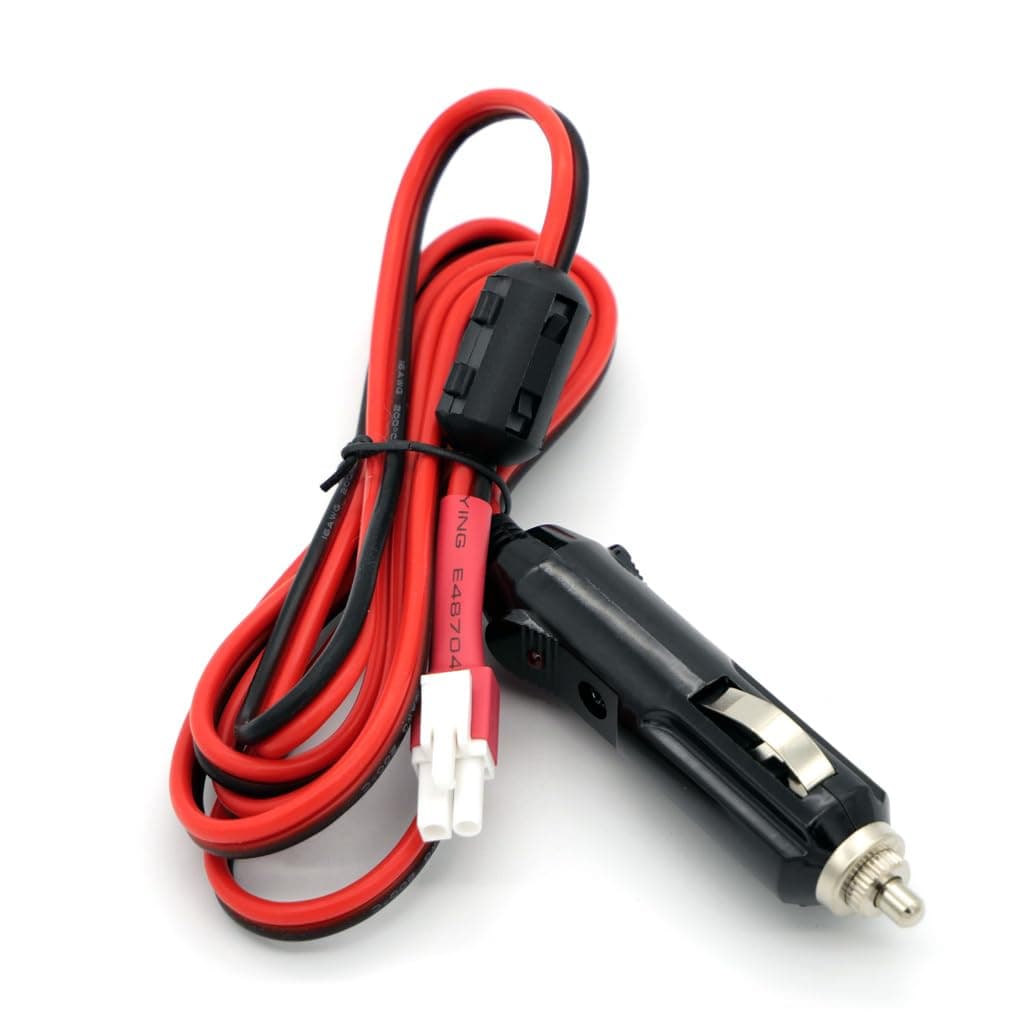 Car Auxiliary 12V Power Plug Adapter Cable for Xiegu G90 Ham Radio