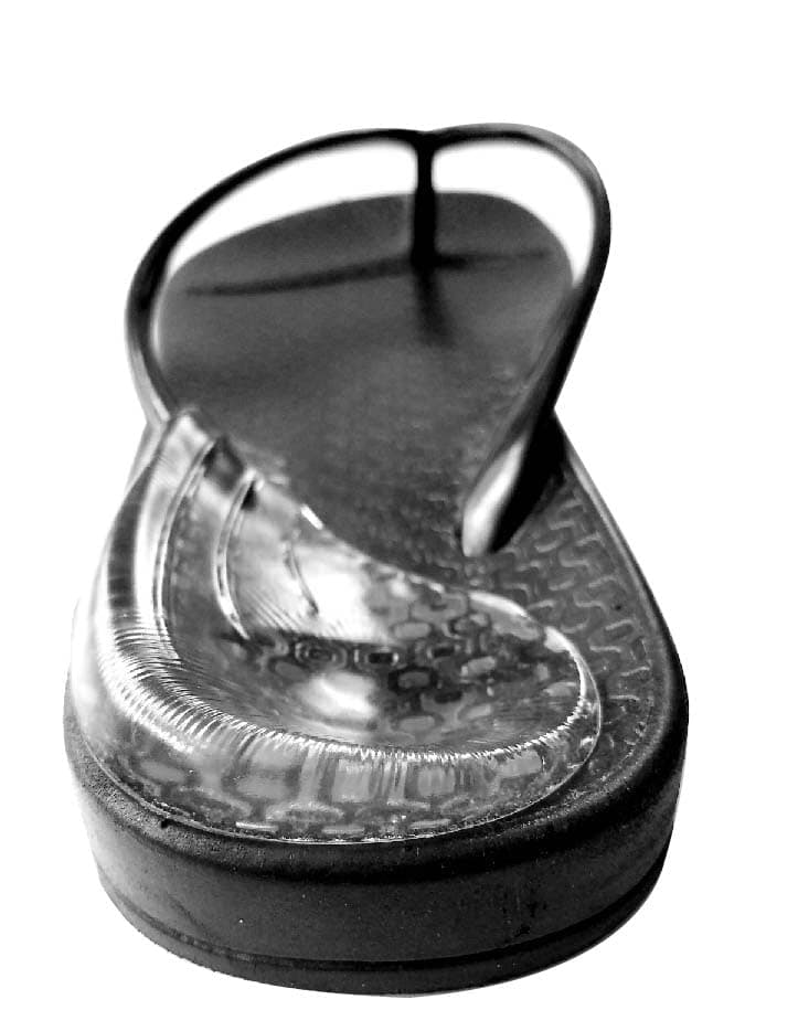 Heel Wedge for Over-Supination/Over-Pronation Re-Usable Adhesive Soul Insole, Clear