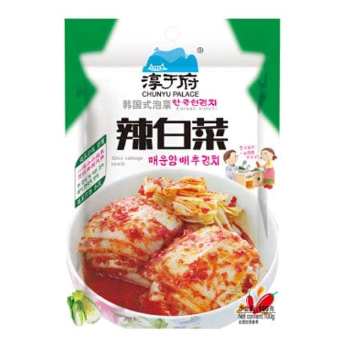 Chunyu Palace Korean Kimchi - Spicy Cabbage Kimchi 100g