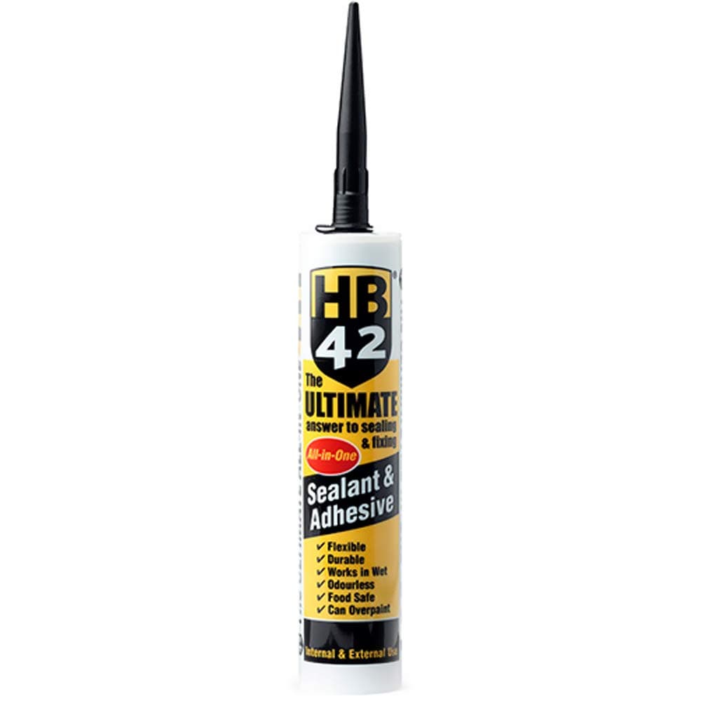 HB42The New 'All-In One' Adhesive & Sealant - Black