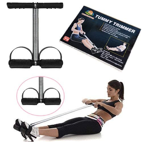 Tummy Trimmer Stomach And Weight Loss Equipment For Abs Workout Stomach Exercise Machine For Women&Men Exercise In Gym, Home For Abdominal Workout, Belly Exercise Waist Trimmer, Black