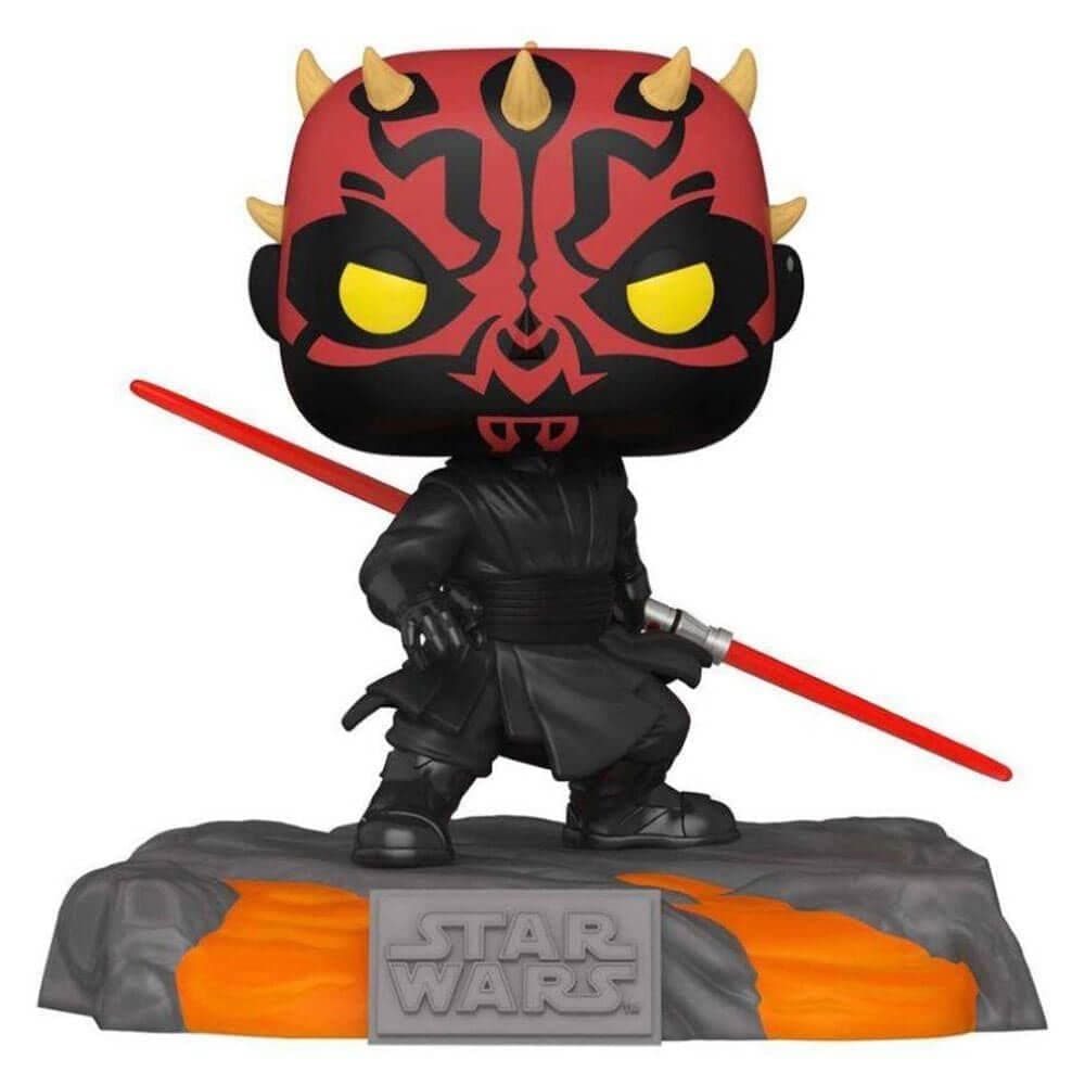 Funko Pop! Deluxe: SW Sith - Darth Maul - Glow in The Dark - Star Wars - Collectable Vinyl Figure - Gift Idea - Official Merchandise - Toys for Kids & Adults - Movies Fans