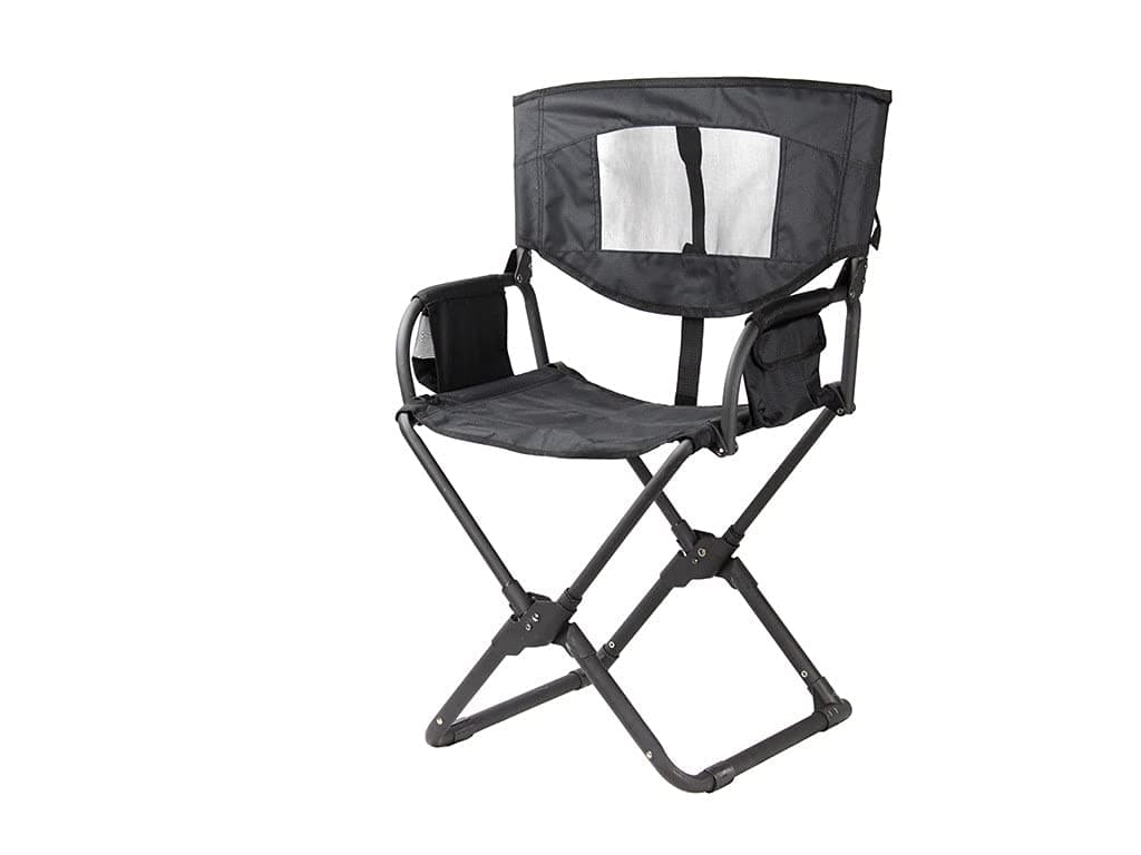 Expander Camping Chair (Black Portable Outdoor Folding Chair).