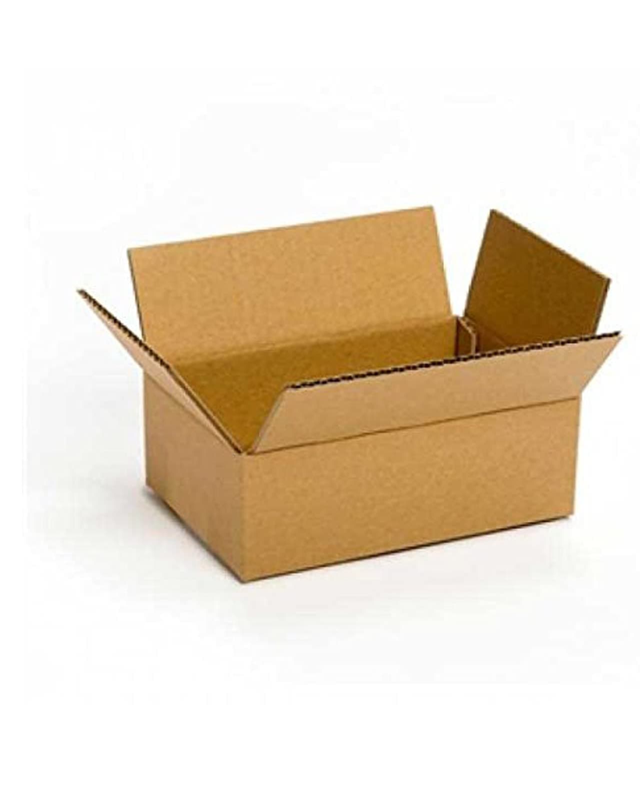MM WILL CARE - WE WILL CARE YOUR PRODUCTS 3 Ply C flute Corrugated Golden Box/Shipping Boxes/Packaging Boxes 9 X 6 X 2 Inch_Pack of 100