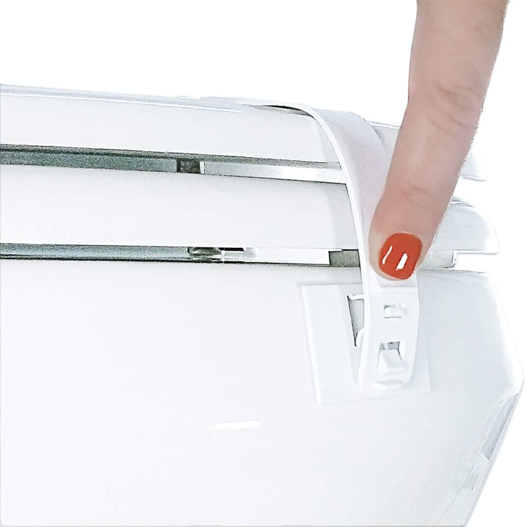 LIVSafe Toilet Locks (2PACK) Quick Release, Low Profile Baby Proof Latches with Premium 3M Adhesive-White