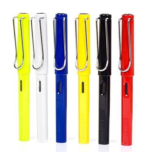 6pcs LANBITOU 757 Iridium Point EF Nib Fountain Pens Set Of 6