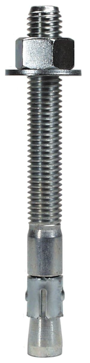 Simpson Strong Tie Wa75120 3/4-Inch by 12-Inch with 6-Inch Thread Length Zinc Plated Steel Wedge-All Anchor, 5-Piece