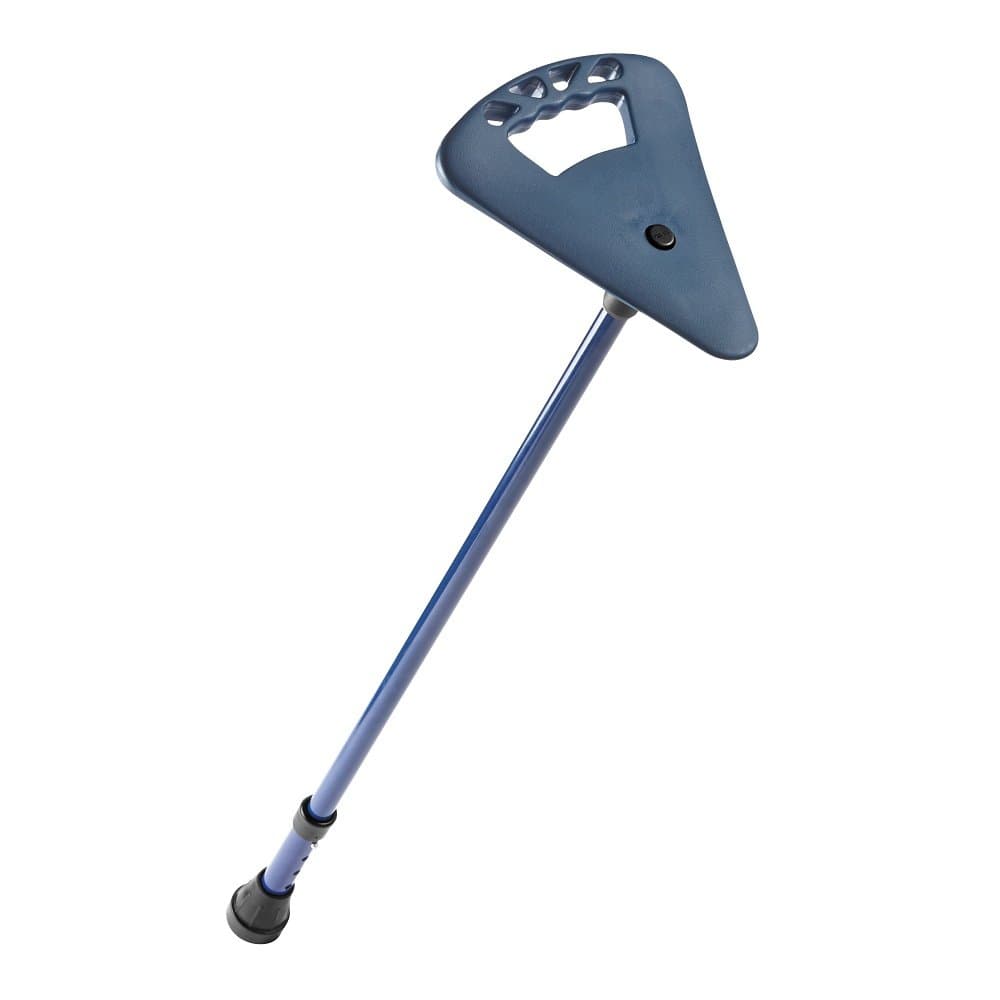 Blue Flipstick Straight Adjustable Seat Cane