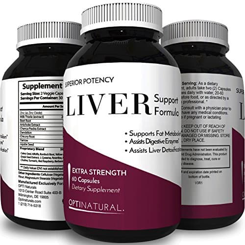 Griffith Natural's Liver Cleanse Supplements for Men and Women Boost Immune System Liver Detox and Cleanse With Milk Thistle Dandelion and Artichoke A Natural Diuretic For Weight Loss