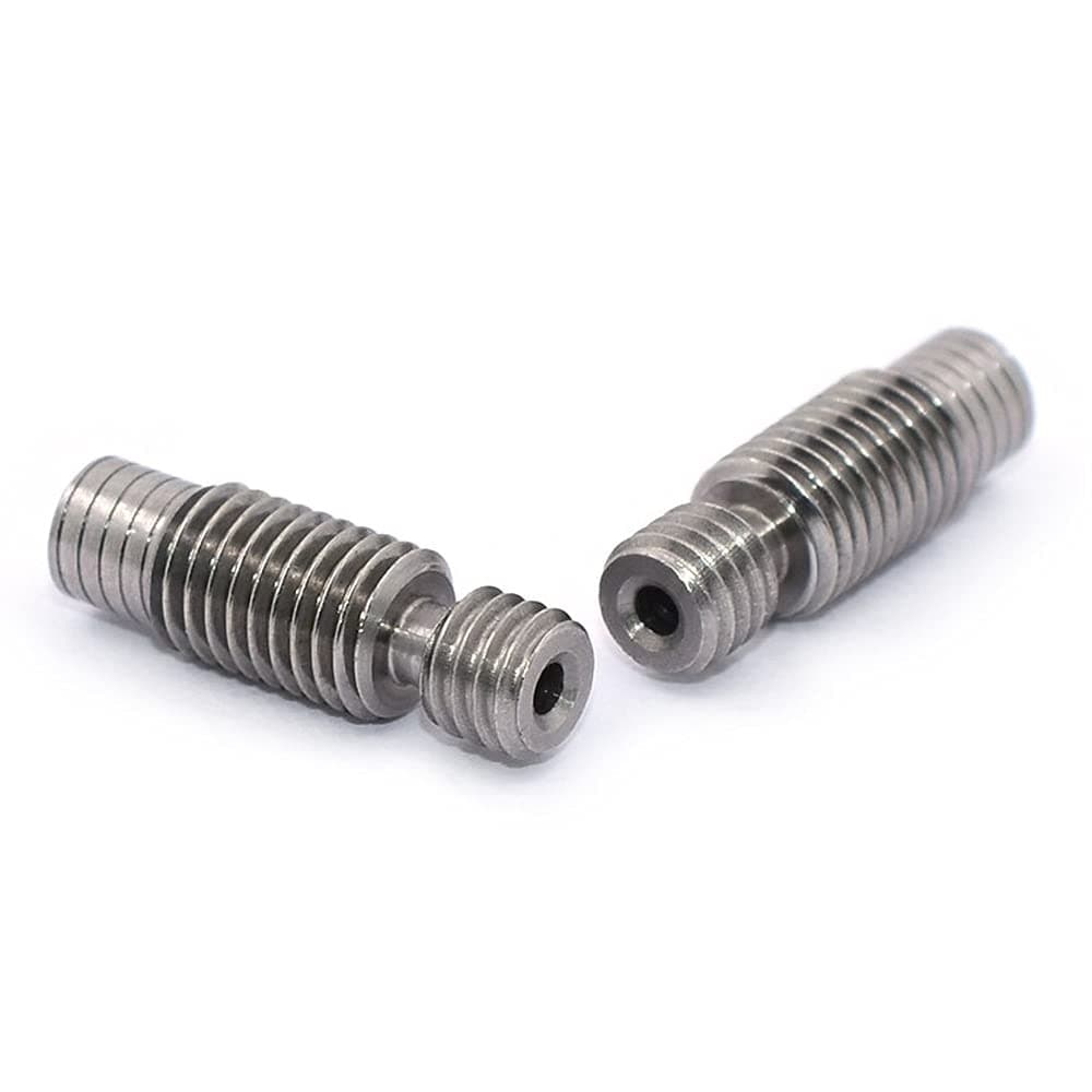 Heat Break for 3D Printer V6 Extruder Kit I 2.0mm Bore V6 Nozzle Throat Extruder Hot End Throat I For 1. 75mm Hotend I Stainless Steel Heat Break I Compatible E3D Printer Universe (Qty: 3)