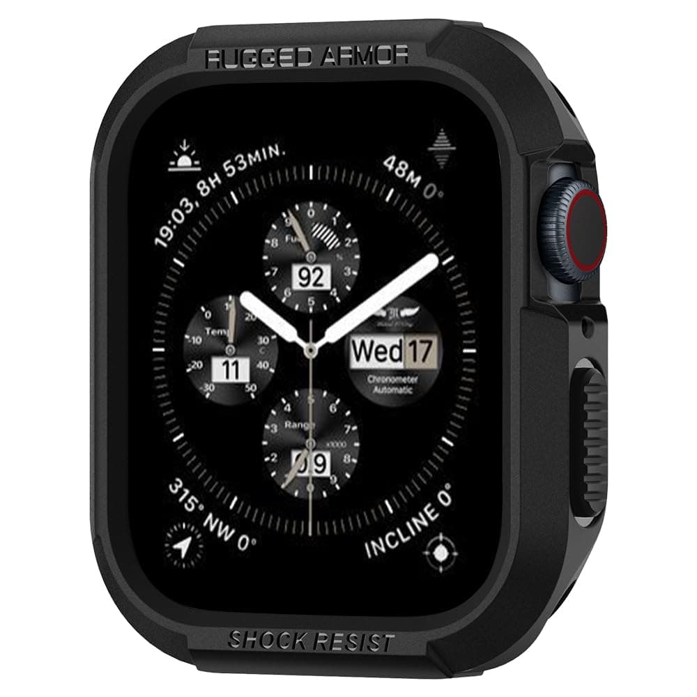 Spigen Apple Watch Case 45mm | 44mm 【 Series 9 / 8 / SE 2 / Series 7 / SE / Series 6 / Series 5 / Series 4 】 Drop Shock Absorption Toughness Design Protective Cover Apple Watch Case Rugged Armor