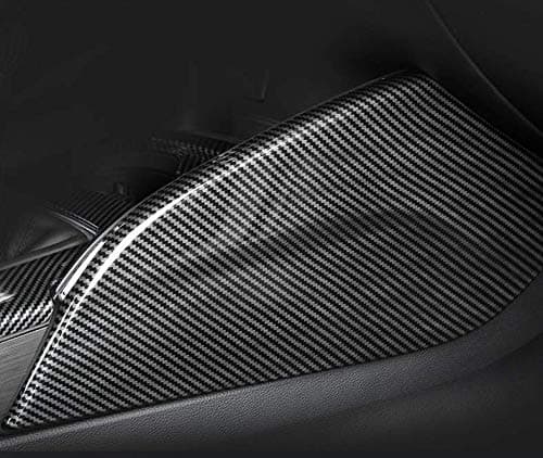 HDCFCarbon Fiber Style ABS Center Console Both Side Panel Cover For A3 8V 2014-18