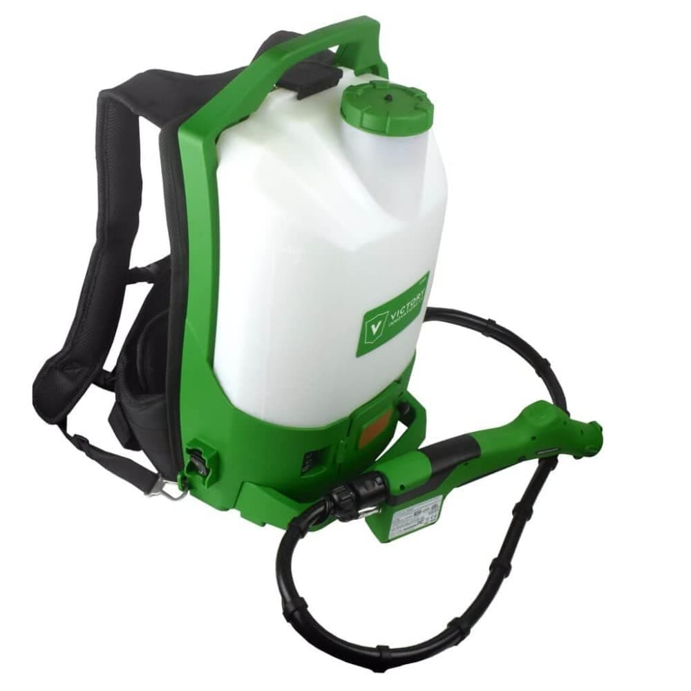 Victory Innovations Cordless Electrostatic Backpack Sprayer for Disinfectants and Sanitizers, 360° Coverage, 3-in-1 Nozzle, 2.2 Gal Easy Fill Tank Covers 23,000 Sq Ft