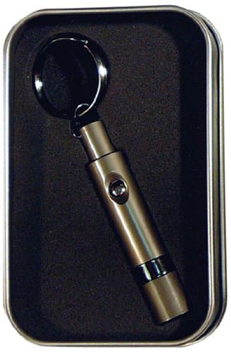 Prestige Import Group Retractable Bullet Cutter Key Chain in Gift Box, Gun Metal