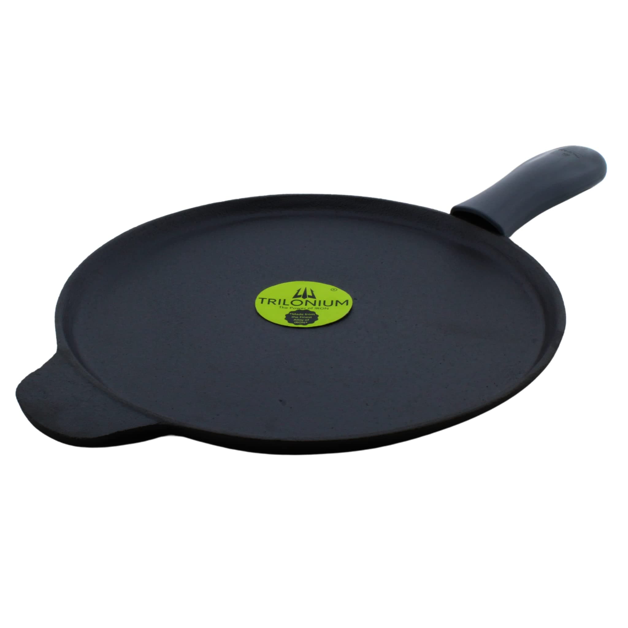 Trilonium Unicorn Pre-Seasoned Cast Iron Dosa Tawa 28 cm | 11 inches | Induction Compatible