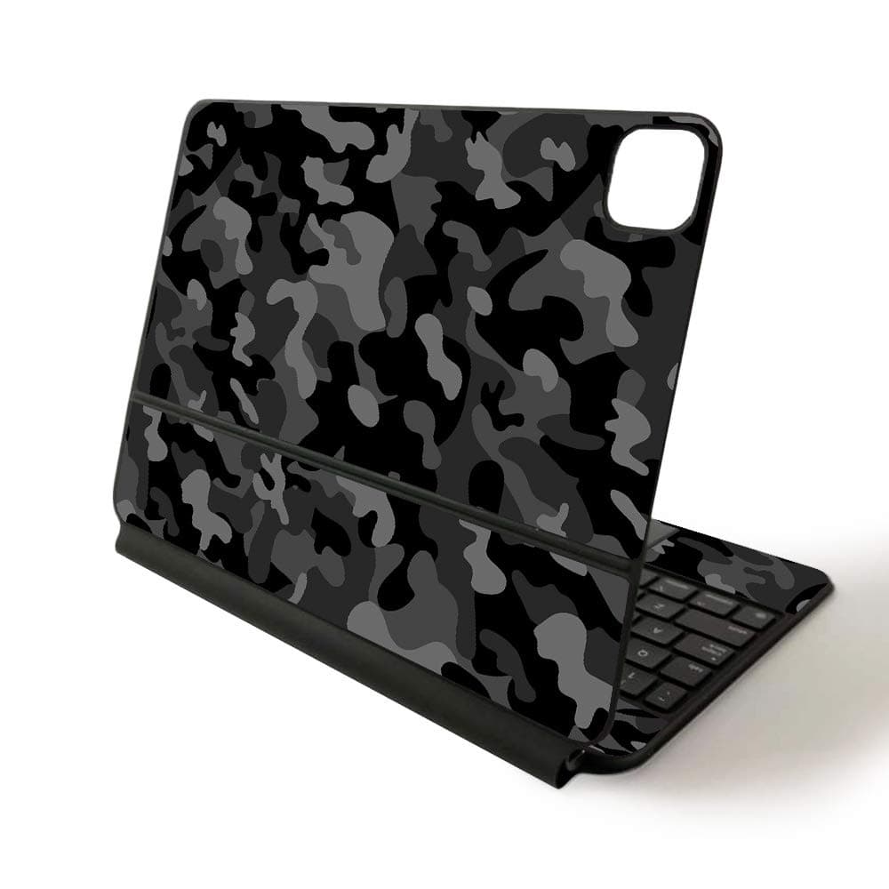 MightySkins Skin for Apple Magic Keyboard for iPad Pro 11-inch (2020) - Sushi | Protective, Durable, and Unique Vinyl Decal wrap Cover, Black Camo (APIPSK1120-Black Camo)