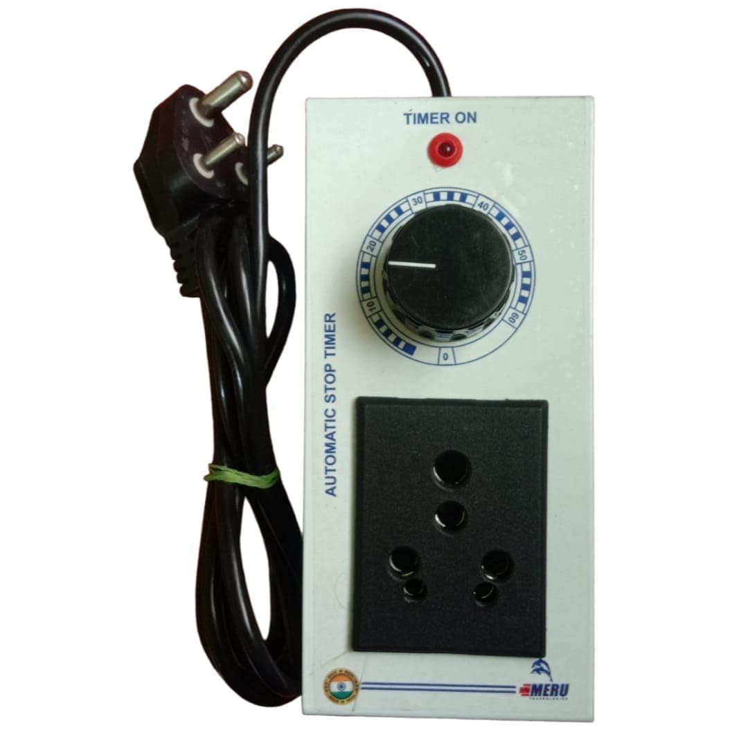 Mechanical Timer for Fogger, Autoclaves, Fumigation Machine, and Domastic Applications Labs 0-60 Minutes Adjustable