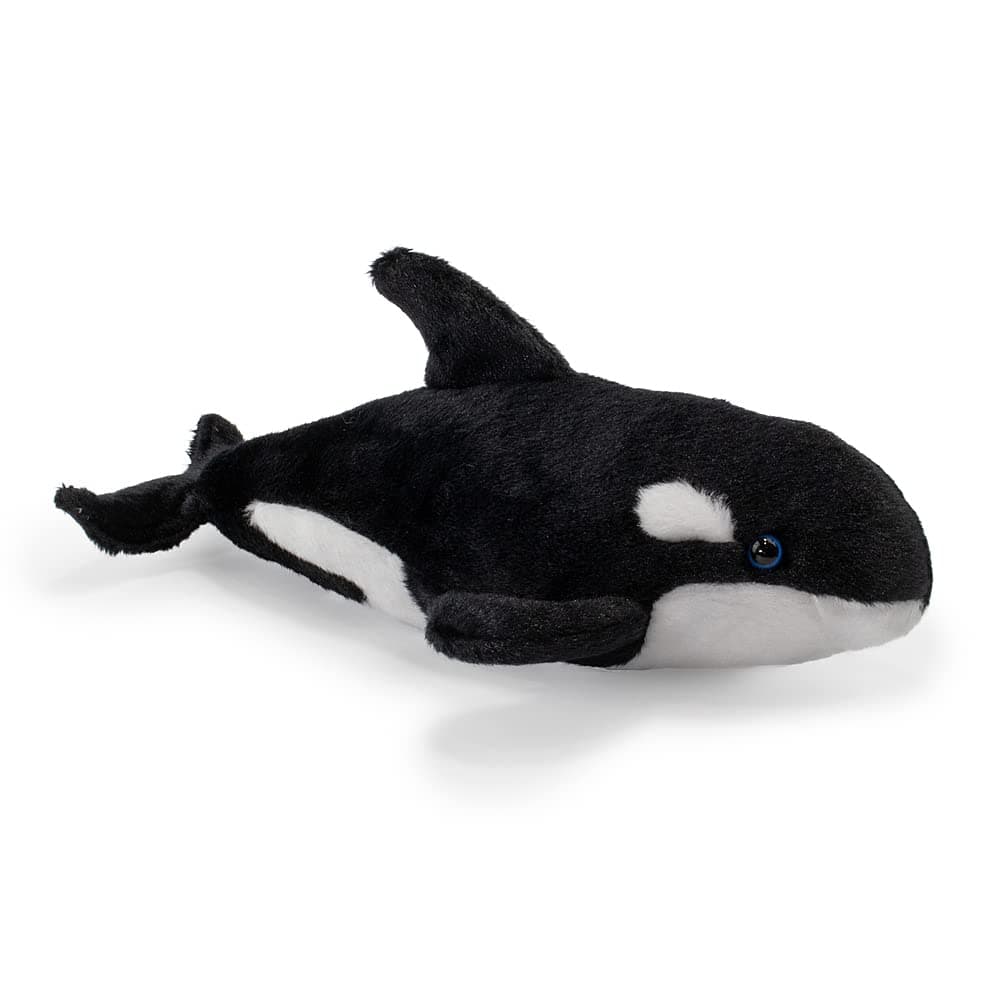 Soft Stuffed Cuddly Toy for Children Orca Whate Plush Toy 20-22 cm Safari Animals Collection Plush Teddy Newborn First Child