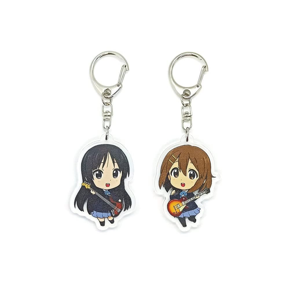 EBTY DREAMS Inc. - Set of 2 K-On Acrylic Keychain Mio Akiyama, Yui Hirasawa v1