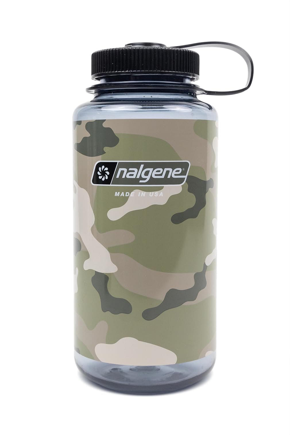 348822 Wide Mouth 32oz Clear - Camo Gray/Black