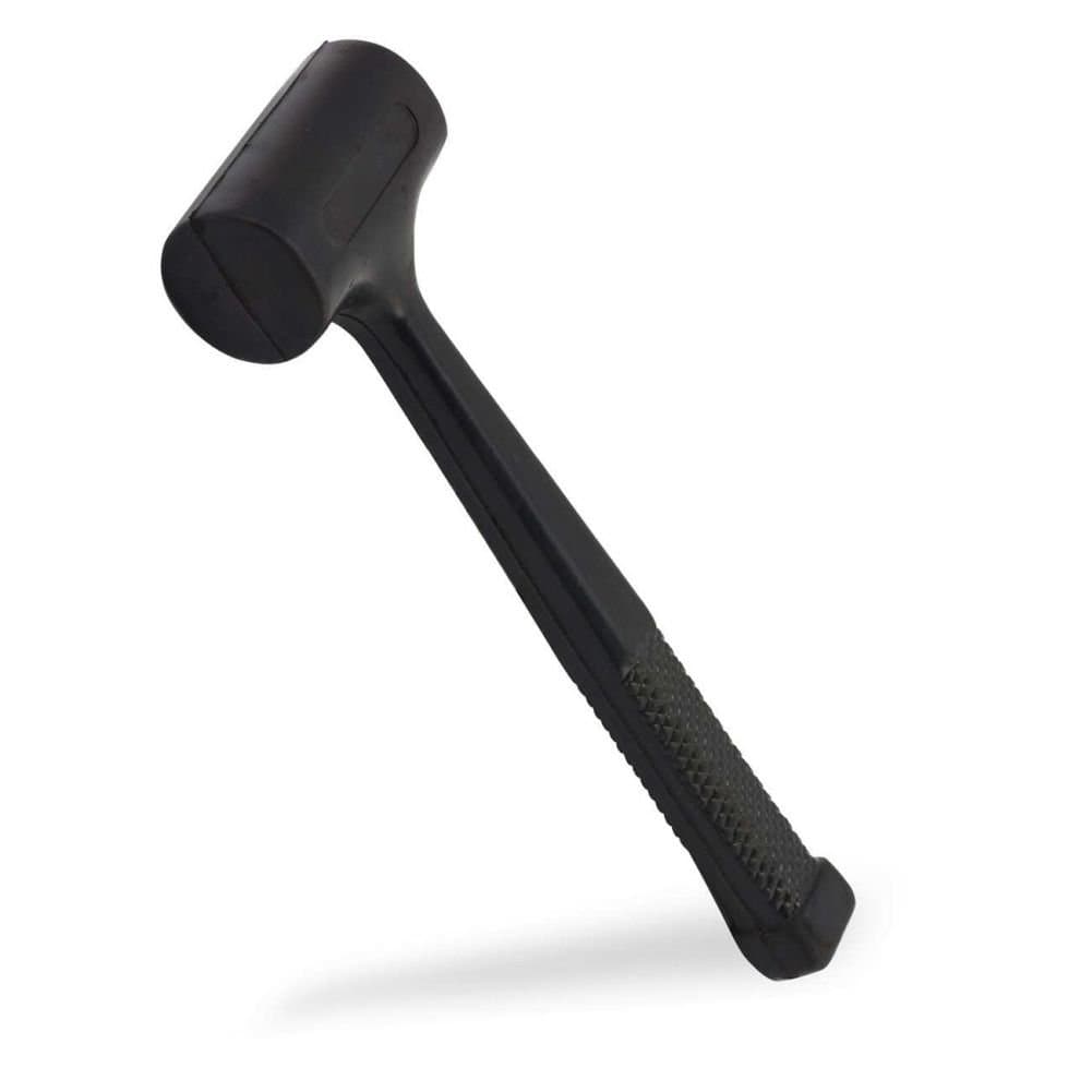 Domeiki 3Lb Dead Blow Hammer Mallet Double Face w/ Shock Absorbing Soft Handle Tool