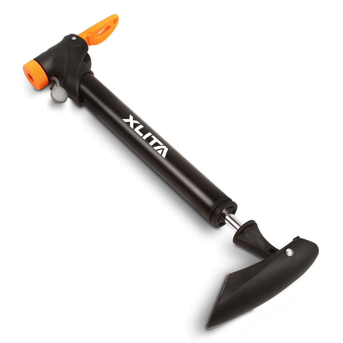 Bike Mini Hand Pump High Pressure 120 Psi, Easy Carry, Smart Head Suit for Shrader and Presta Valve, Tyre levers and Patches in Box