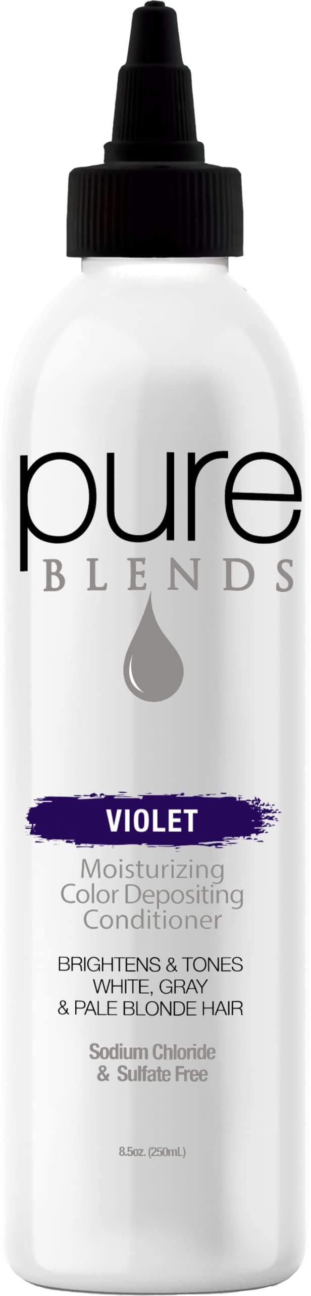 Violet Moisturizing Color Depositing Conditioner - Brighten & Tone Faded Hair, Semi Permanent Dye to Prevent Fade, Extend Color Service for Treated Hair, 8.5 Oz.