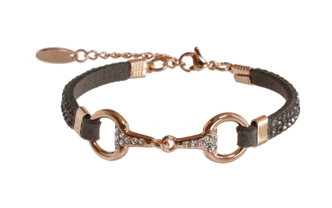 Lilo Steel Horse Bridle Snaffle Equestrian Pony Horse Jewellery Rhinestone Jewellery, Size 16/19, Christmas Gift