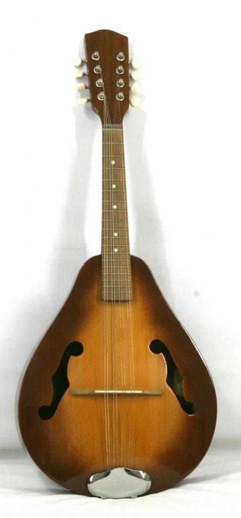 Musikalia Luthery LEFT-HANDED VERSION Mandolin model"Gibson""F" holes, archtop, electrifiable, sunburst varnishing