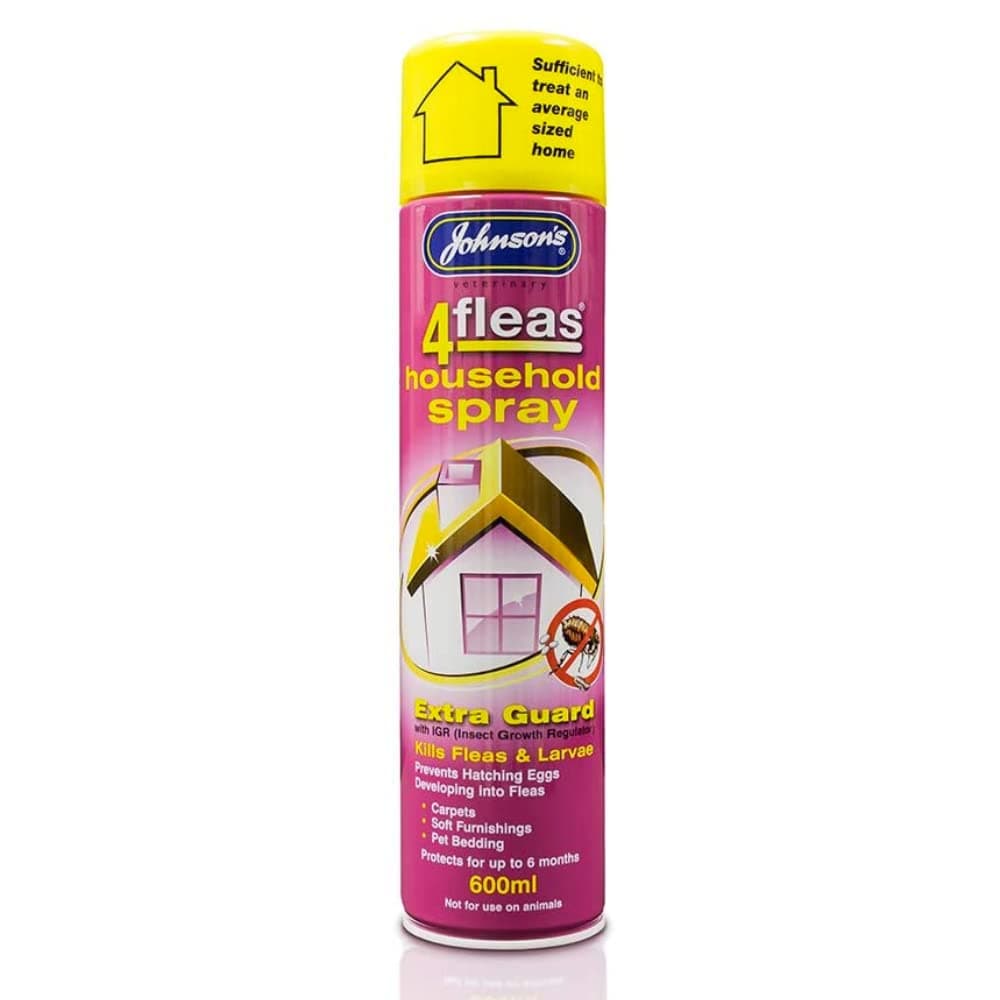JOHNSON'S 4FLEAS HOUSEHOLD SPRAY WITH EXTRA GUARD - FLEA & INSECT TREATMENT (1 CAN)
