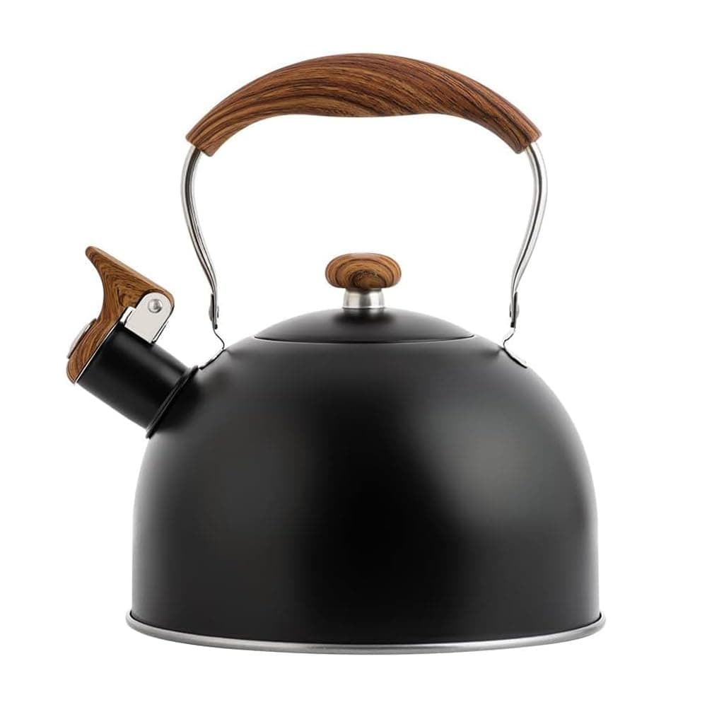 Aputue Stovetop Tea Kettle, 2.5L Food Grade Stainless Steel Classic Teapot, Whistling Teapot with Heat-resistant Folding Handle, Tea Stove Kettles for Home Kitchen Office Brewing