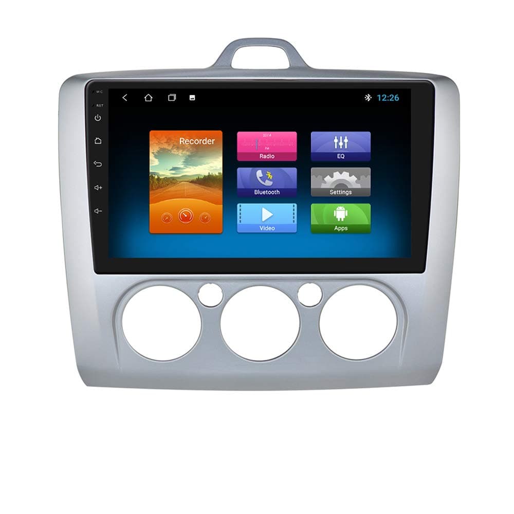 Android 10 Car Navigation Car Radio Supports Bluetooth WiFi Mirror-Link USB Steering Wheel Control Fit for for Ford Focus Exi MT 2 3 MK2/MK3 2004 2005 2006 2007 2008 2009 2010 2011