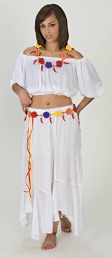 Rose and Chili Pepper Necklace or Belt, 6 Count