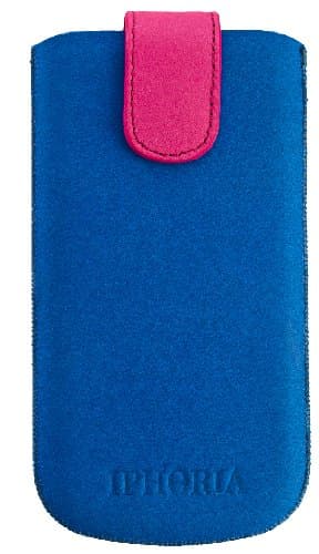 Iphoria Fun Neon Case Gr sse XXL blau Tasche z.B. für Samsung Galaxy S3/S4