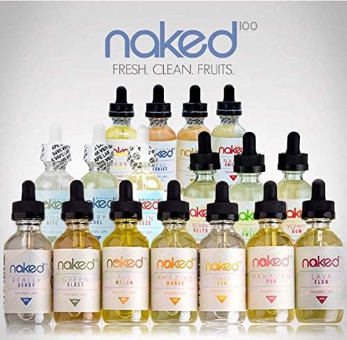 Naked 100 Premium 60ML Shortfill USA Made E-Juice All Flavours No Nicotine (All Melon)